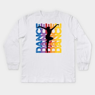 Danse et Lettres Kids Long Sleeve T-Shirt